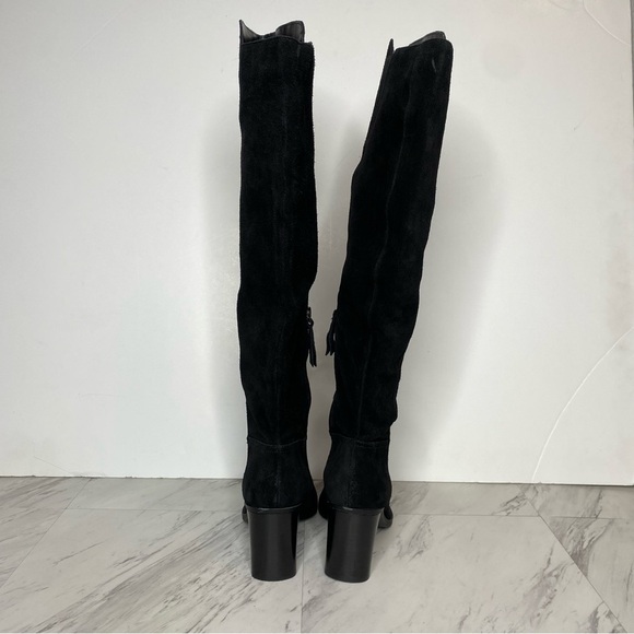 Naturalizer Kyrie Black Suede Tall Boot 8 1/2 M - Picture 3 of 16